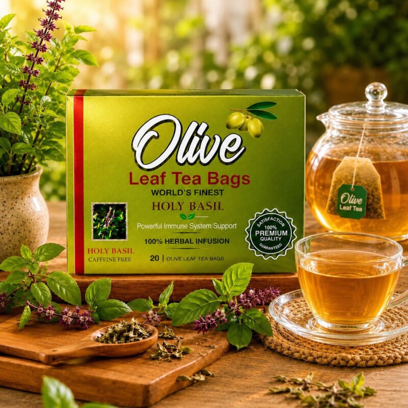 Holy Basil & Olive Leaf Tea