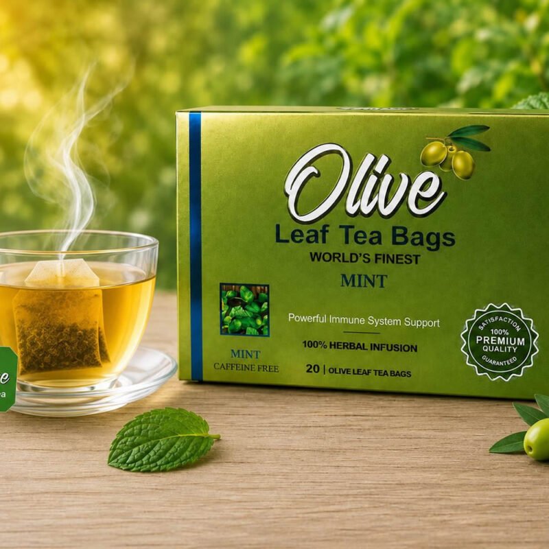Mint & Olive Leaf Tea