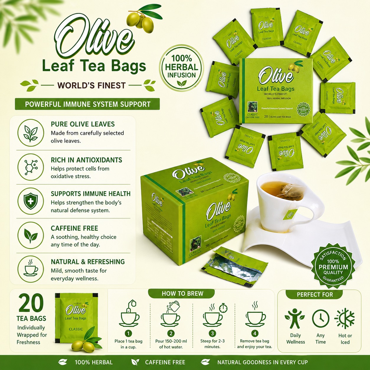 Classic Olive Leaf Tea - Image 4